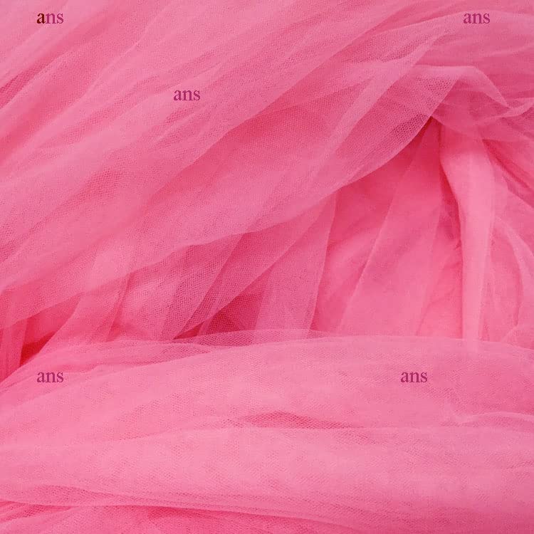 ANS Mosquito Net HDPE Heavy Quality 6.5 x 8 Ft Large Size – Pink Nylon Bed Net with Border, Breathable & Durable Mosquito Protection Net for Bed - Image 4