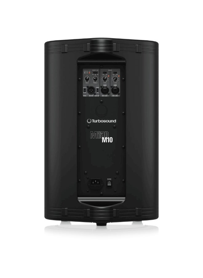 Turbosound Powered Loudspeaker 1 10 inch 600W with Klark Teknik DSP Technology for Portable PA and Installation Applications  - Image 2