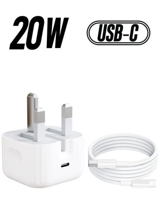 Apple 20W USB-C Charger for iPhone 13 Series & iPad Pro - White - pzsku/Z12F40FD3F3D1BA20F8C2Z/45/_/1739784248/9df097fd-a610-4d21-9d0a-bd91c5d17688