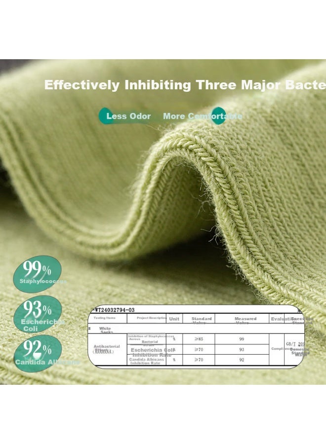 Cotton weapons Cotton Odor-resistant Children's Socks Boys Girls Socks Teenagers Seamless Socks Pure Cotton Absorbent 7a Grade Antibacterial Wear-resistant Mid-tube Socks - Image 4