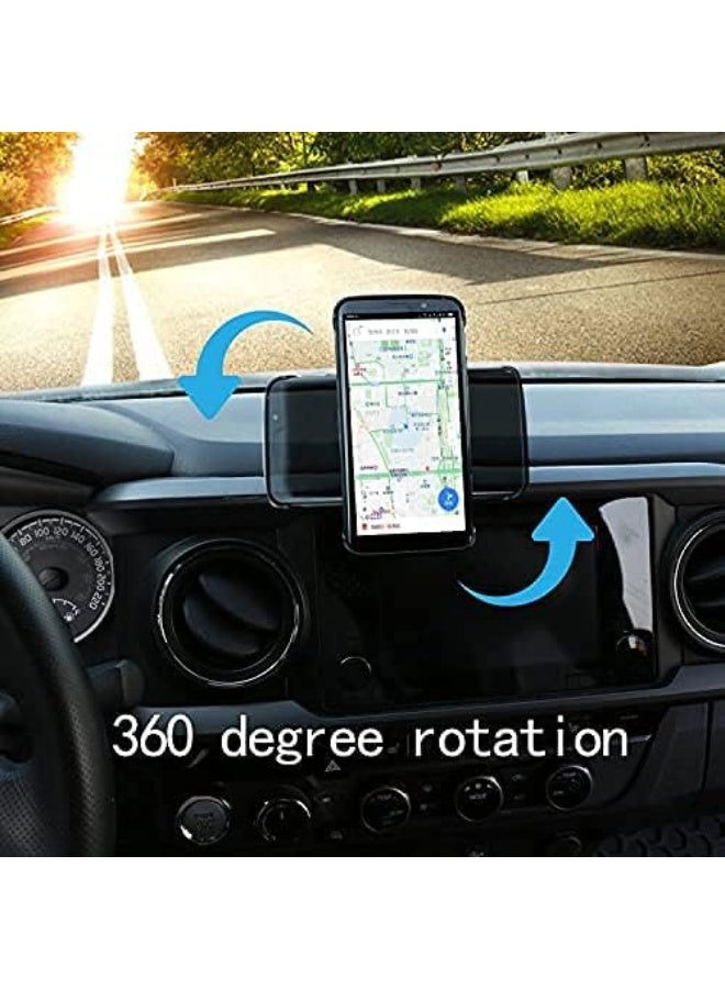 Alumium Alloy/ABS Car Interior Center Console Dashboard Main Co-Pilot Air Vent Mobile Phone Holder for Land Rover Defender 110 2020 2021 2022 Car Accessories (Style 3) - Image 5
