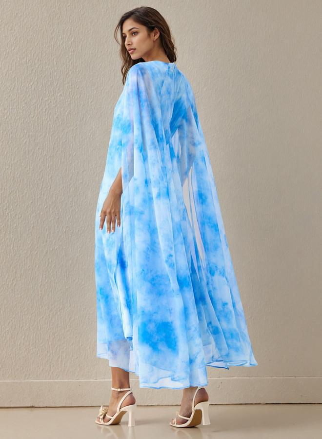 ايكونيك فستان ماكسي أيقوني بطبعة كيب - Image 3