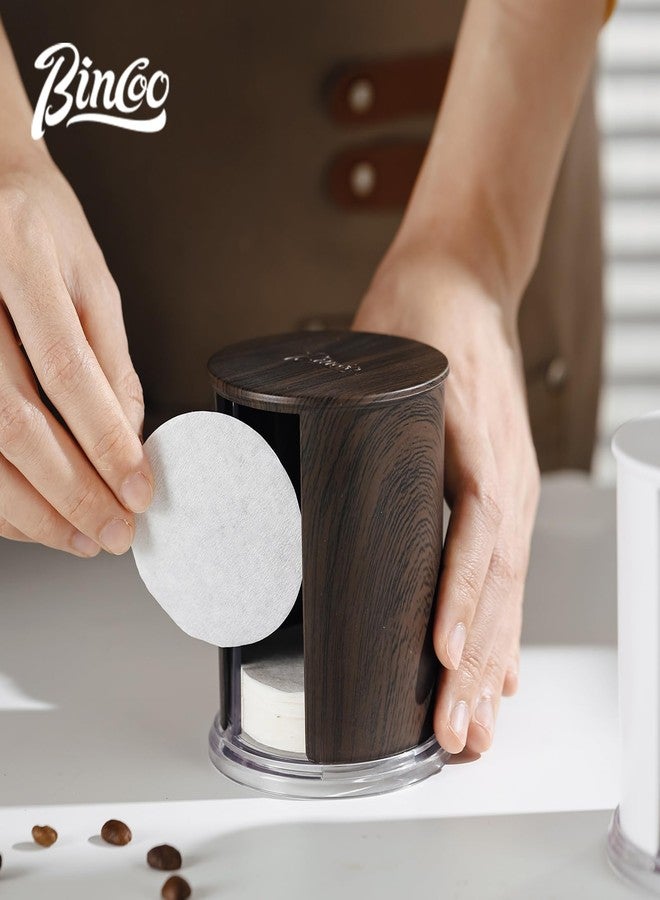 Bincoo Coffee Filter Holder with Lid - Compatible with 51, 53, 58,60mm Round Filters, Durable Counter Storage for Kitchen, Bar Accessories Decor, Fits Most Coffee Makers (Filters Not Included) - Image 5