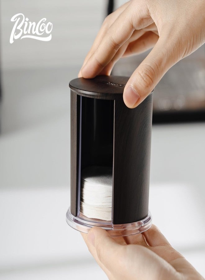 Bincoo Coffee Filter Holder with Lid - Compatible with 51, 53, 58,60mm Round Filters, Durable Counter Storage for Kitchen, Bar Accessories Decor, Fits Most Coffee Makers (Filters Not Included) - Image 4