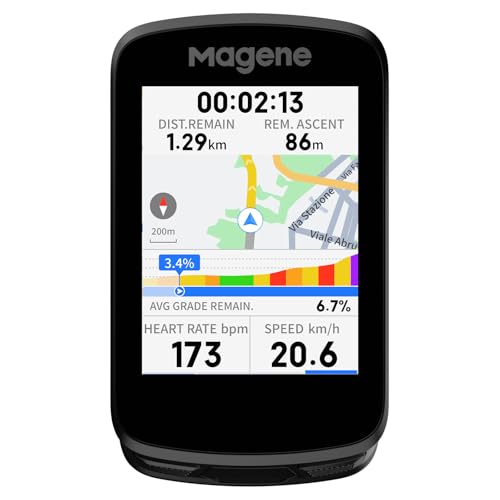 Magene C606 Smart Navigation GPS Bike Computer with Offline Map, 2.8-inch Color Touchscreen, WiFi & Bluetooth Cycling Computer, 11 Languages, IPX7 Waterproof - Image 1