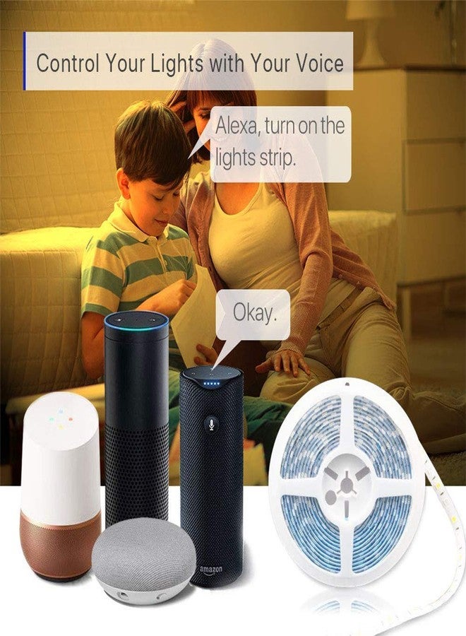 Protium WiFi RGB Multicolor Light Strip, Smart life app/Voice/Music Controlled by Alexa and Google Home, 30L/m (15 Meter Kit with Built-in Mic controller) PRSS030P20 - Image 5