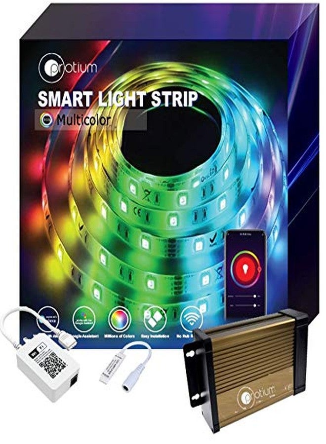 Protium WiFi RGB Multicolor Light Strip, Smart life app/Voice/Music Controlled by Alexa and Google Home, 30L/m (15 Meter Kit with Built-in Mic controller) PRSS030P20 - Image 1