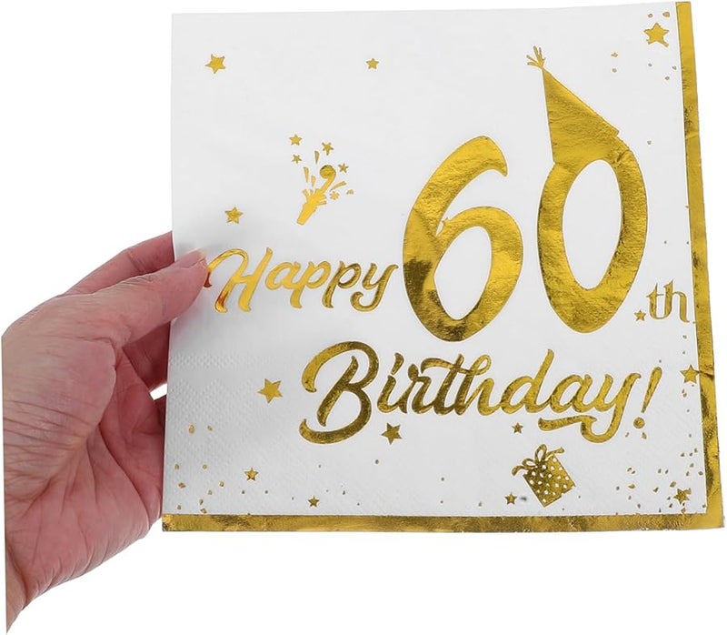 40 قطعة من مناديل عيد الميلاد الأنيقة المصنوعة من ورق القصدير الناعم والماص للاستخدام لمرة واحدة للمناسبات الفاخرة - Image 5