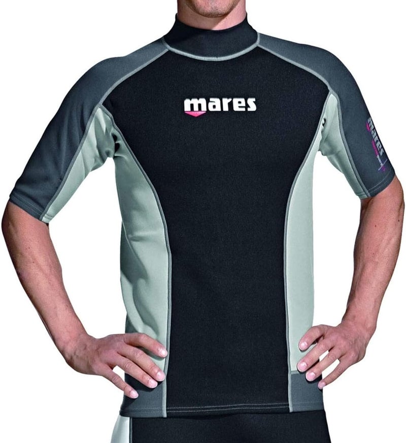 Mares Men's Trilastic Short-Sleeve Rash Guard | UPF 50+ Sun Protection Lightweight Quick-Dry Swim Shirt - Image 1