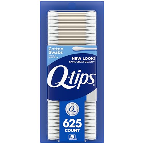 Q-tips Cotton Swabs For Hygiene and Beauty Care Original Cotton Swab Made With 100% Cotton 625 Count - Image 1