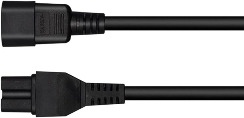 كابل تمديد الطاقة IEC C14 إلى C15 محول ذكر إلى أنثى - Image 4