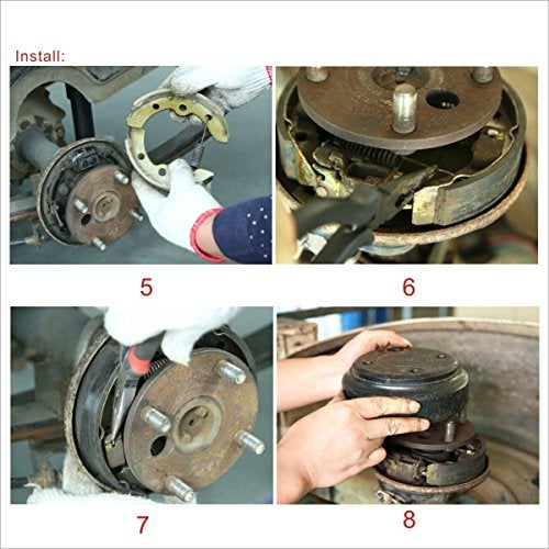 Dr.Acces Golf Cart Club Car Brake Shoes (1995-up) DS and Precedent Golf Cart Replace# 101823201 - Image 4