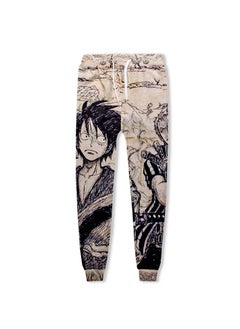 KUYING New One Piece Printed Legged Sports And Leisure Pants  - Image 1