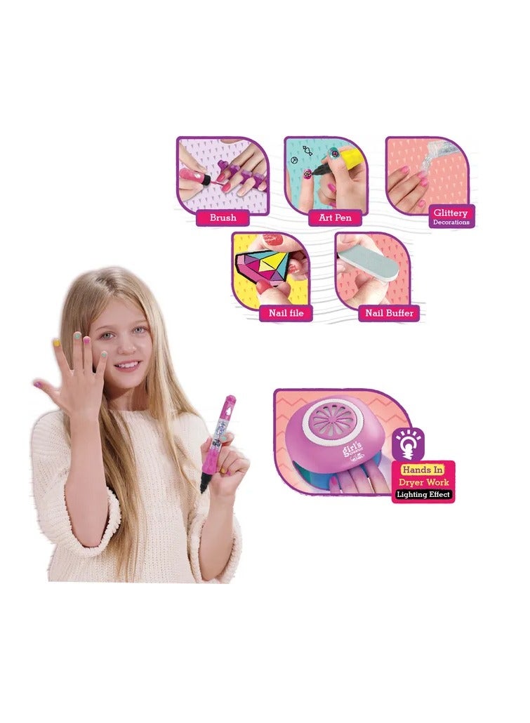 ستيم مجموعة أدوات تجميل استوديو فن الأظافر من جيرلز كرياتور - Image 3