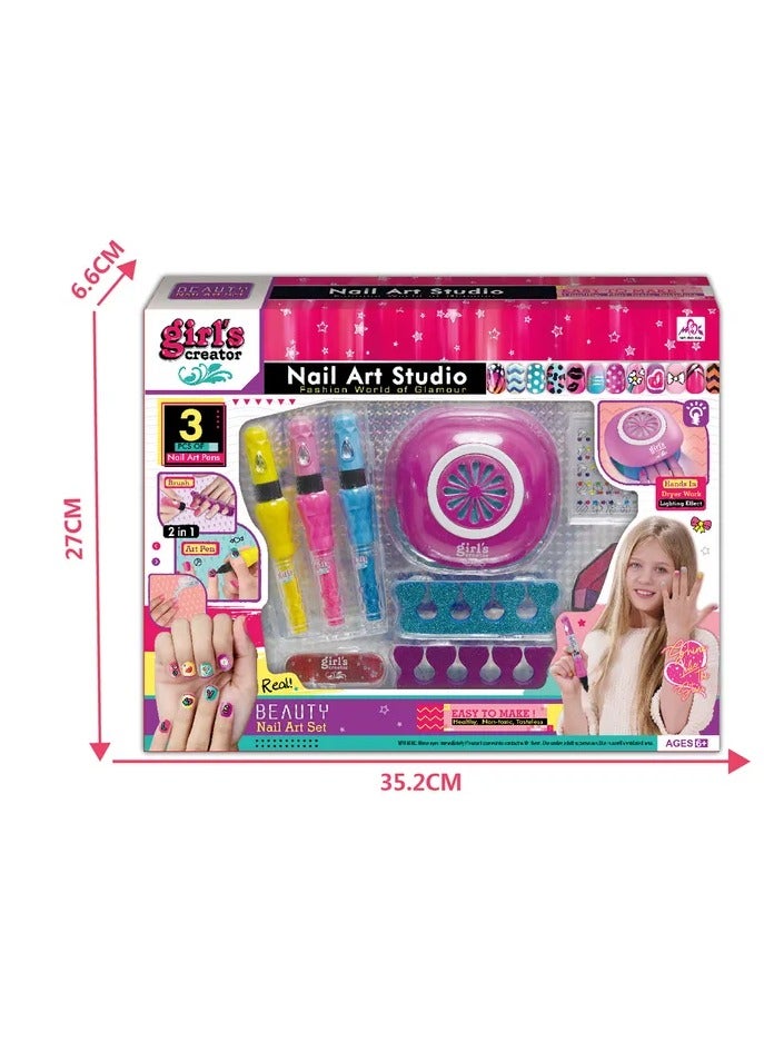 ستيم مجموعة أدوات تجميل استوديو فن الأظافر من جيرلز كرياتور - Image 4