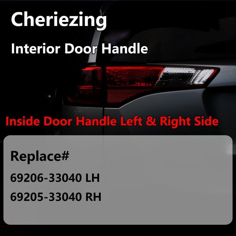 Cheriezing Chrome Interior Door Handles for 2002-2006 Camry - Image 4