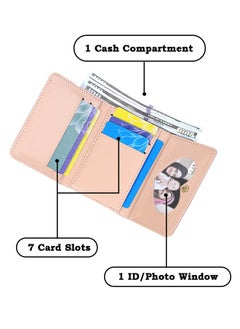 Generic Fashion Wallets Girls Cute Coquette Bow Small Wallet Aesthetic Card Holder ID Window Purse for Women (Black)  - Image 2