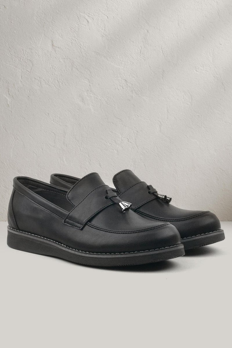 Rakerplus Raker Plus Classic Kids' Loafer in Matte Black - Image 2