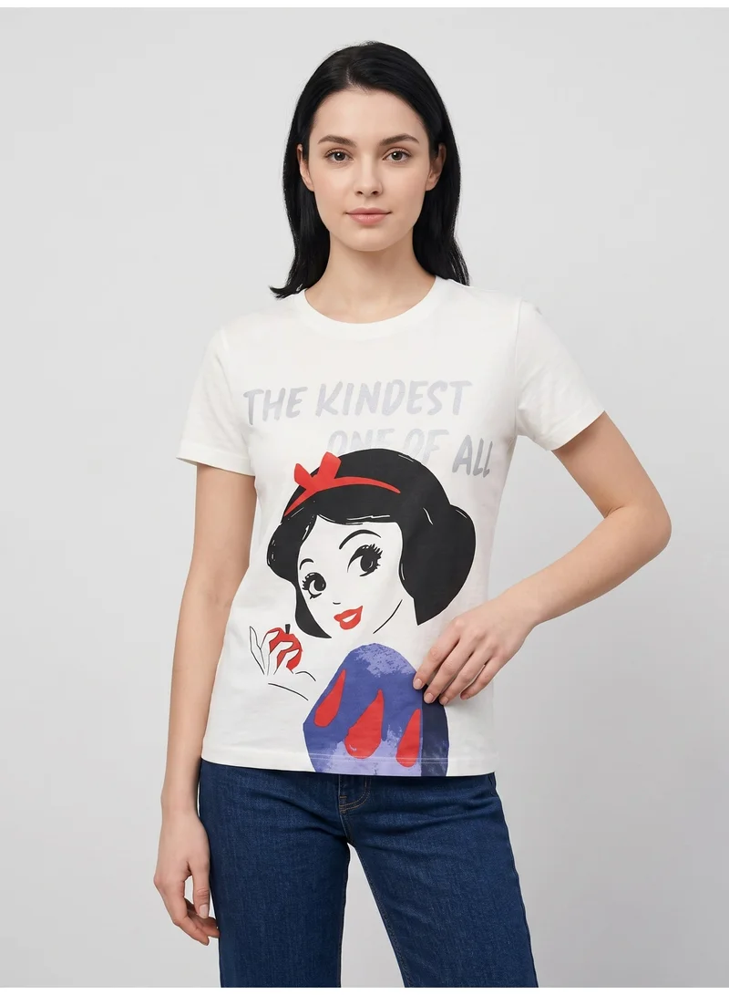 ديزني Disney Women’s Snow White Graphic T-Shirt Pack of 2 – Short-Sleeve Crew-Neck Princess Casual Top