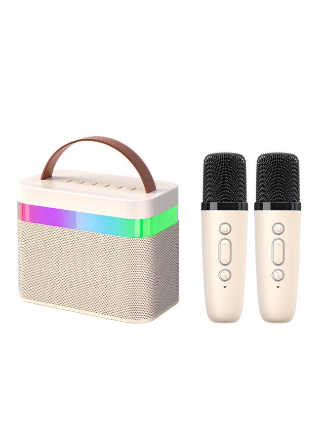 Newmine Dp99 Microphone Speaker All-in With Built-in Sound Card, Karaoke Microphone, Home Ktv Sound System Set, Wireless Bluetooth Speaker, Singing Device, Integrated Children's Entertainment Microphone With Dual Mics - Image 4