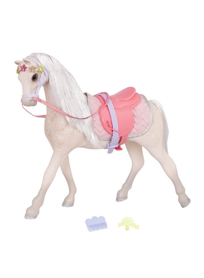 Glitter Girls By Battat Starlight 14" Toy Horse 14 Inch Doll Accessories And Clothes For Girls Age 3 And Up Children’S Toys , White - Image 1