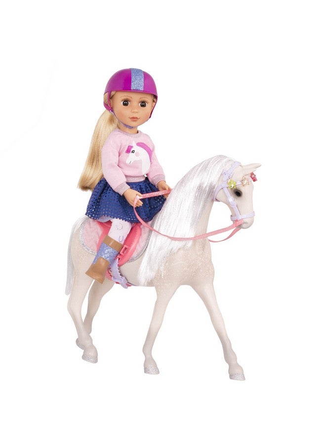 Glitter Girls By Battat Starlight 14" Toy Horse 14 Inch Doll Accessories And Clothes For Girls Age 3 And Up Children’S Toys , White - Image 5