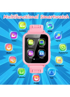 FARROBIZZ Smart Watch for Kids Gift for Girls Age 5-12, 1.54" Touch Screen Watch with HD Camera Video 24 Games Music Pedometer Flashlight Alarm Clock, Gifts for 7 8 9 10 Year Old Girls Boys  - Image 2