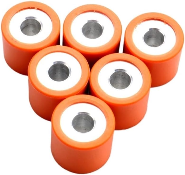 Motorcycle 6PC Variator Roller Weights 19x17mm 5g 7g 9g Fit For 125 150 Mp3 X8 X9 Zip 125cc 150cc(19 x 17mm 9g) - Image 1