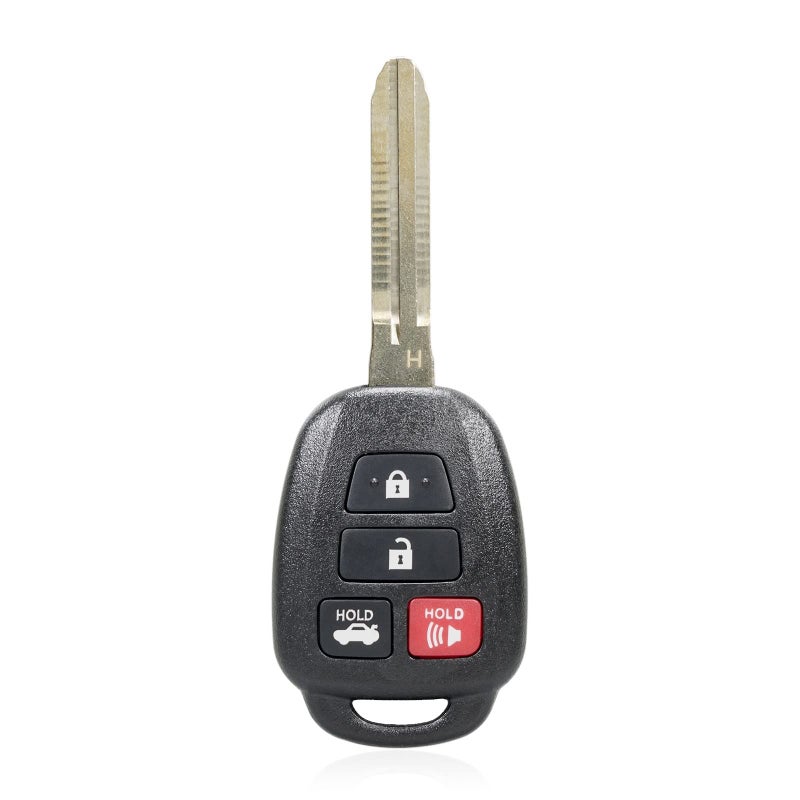 Replacement Key for 20142016 Toyota Camry Corolla Keyless Entry Remote Fob HYQ12BEL H Chip New Uncut Blade by AutoKeyMax