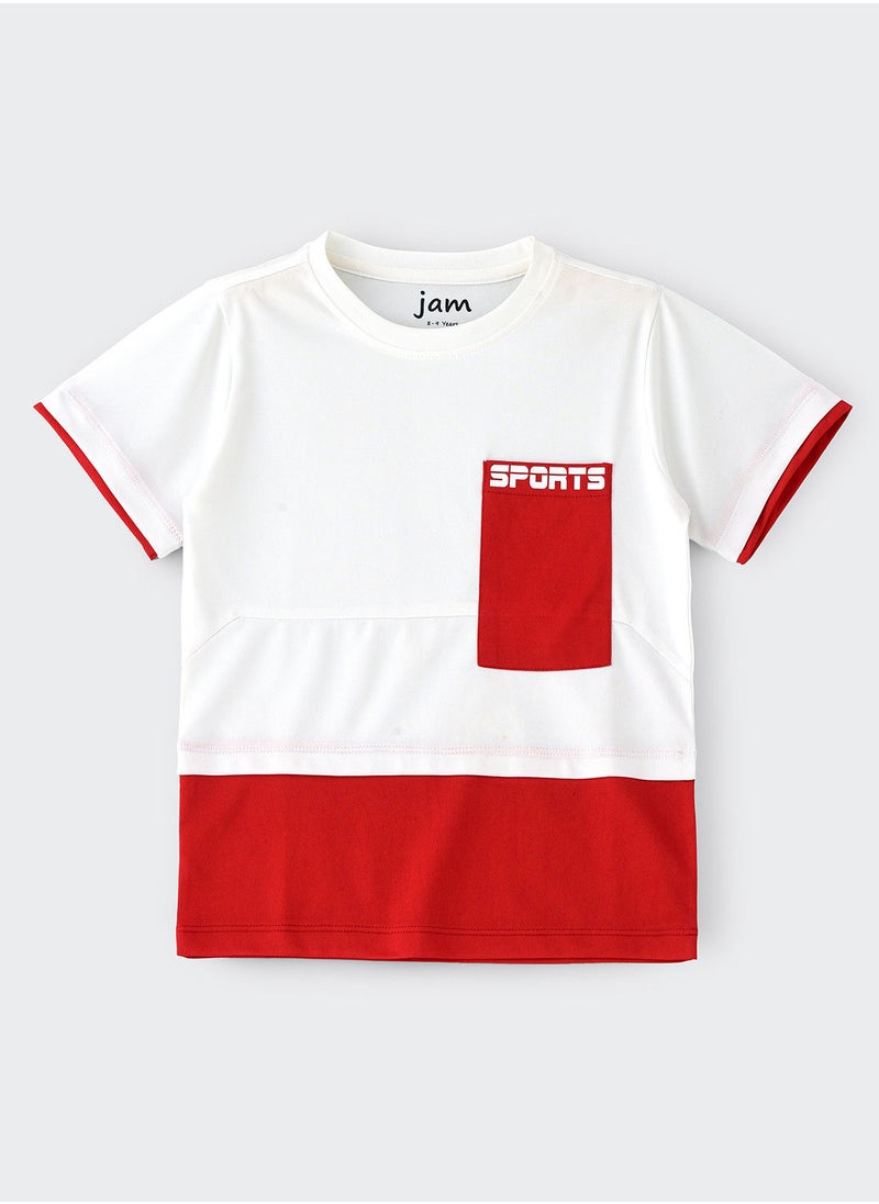 JAM Knit t-shirt with pocket at front  - Image 1