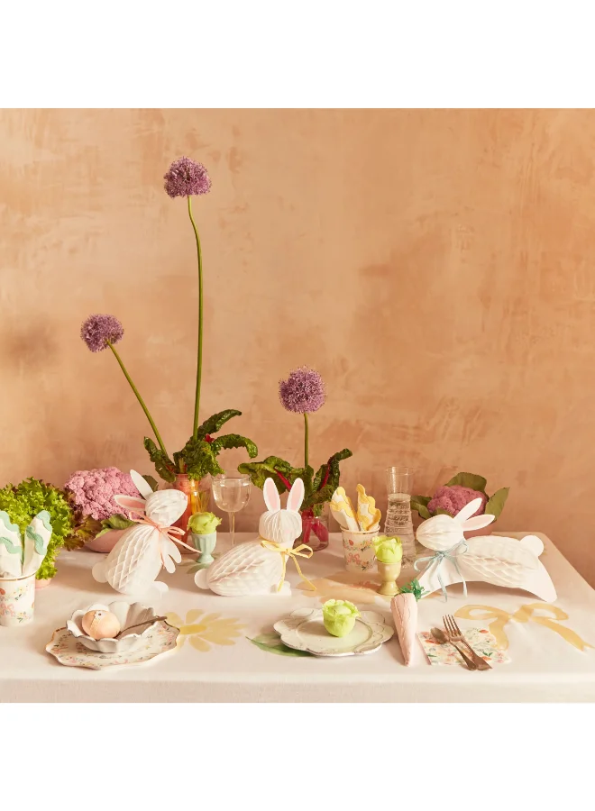 Meri Meri Bunny Honeycomb Paper Decorations