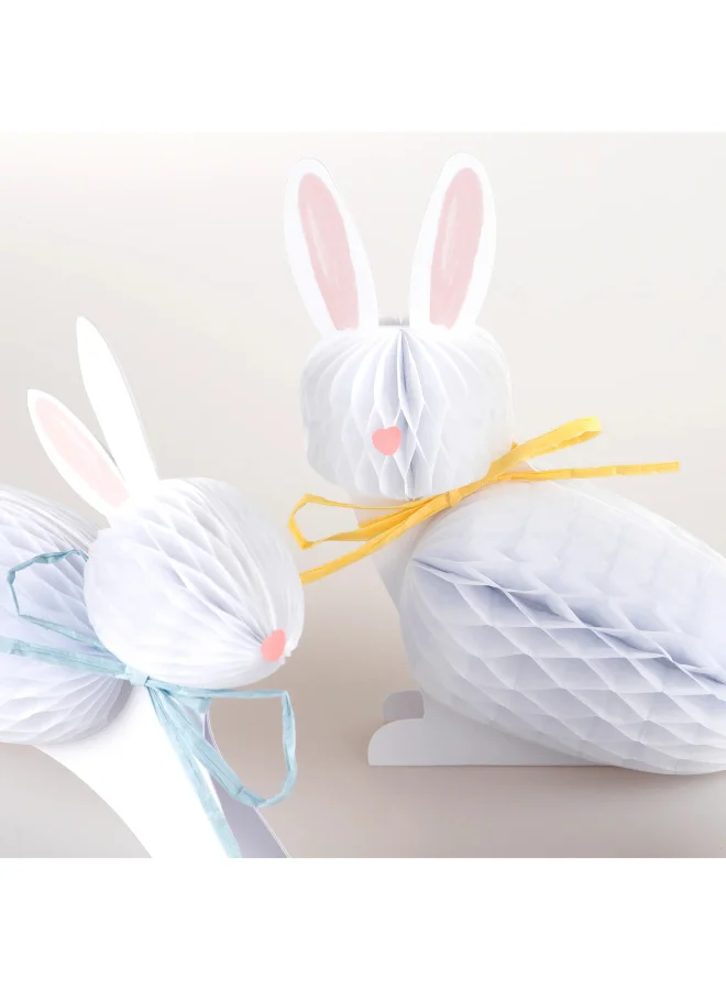 Meri Meri Bunny Honeycomb Paper Decorations