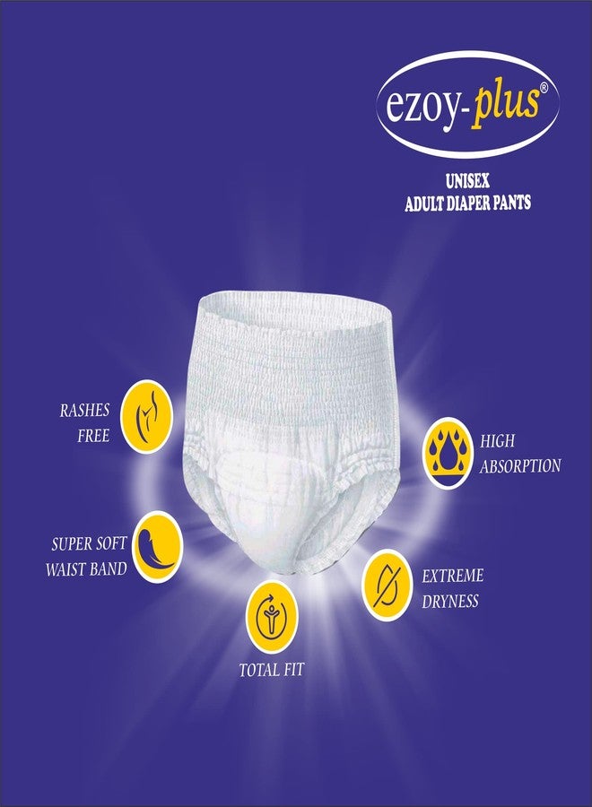 Ezoyplus Unisex Adult Diaper L Size Pullup Diapers|Extra Comfortable & Odour Control (L,10 Pcs) - Image 2