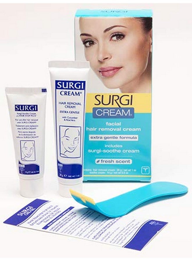 Surgiwax Surgicream Hair Remover Extra Gentle Formula For Face 1Ounce Tubes (Pack Of 3) - Image 2