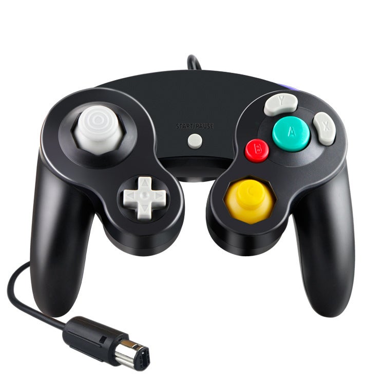 NGC Wired Controller Single Vibration Gamecube Black 