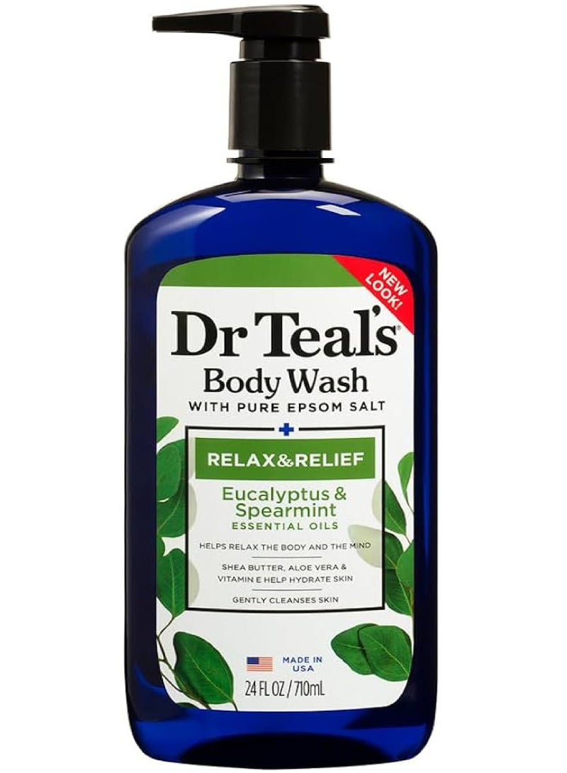 Dr. Teals DR.TEALS EUCALYPTUS & SPEARMINT ESSENTIAL OILS BODY WASH 710ML