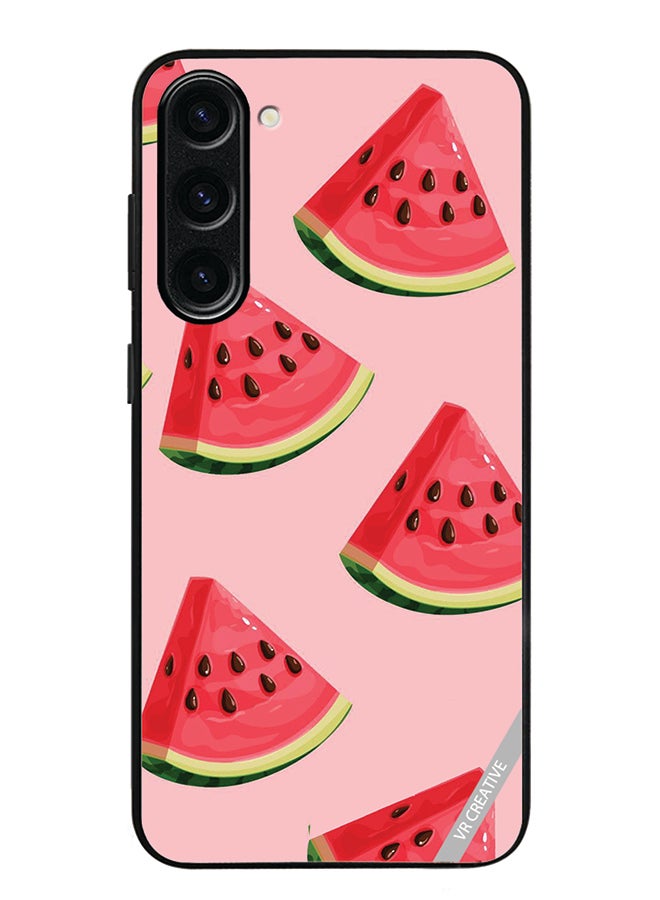 VR CREATIVE Protective Case Cover For Samsung Galaxy S24 Watermelon Design Multicolour - Image 1