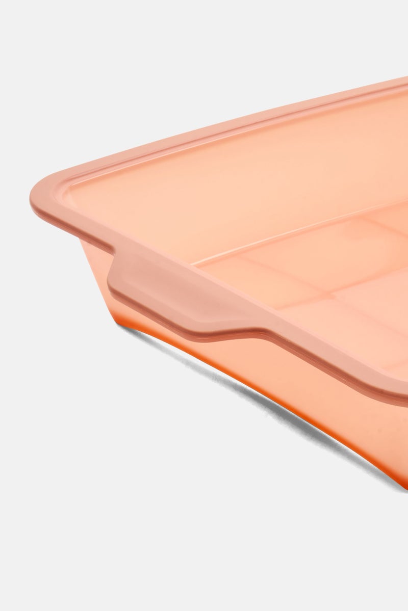 COOK WITH COLOR Silicone Rectangular Shape Baking Pan, 8 H x 26 L x 36 W cm, Peach - Image 3