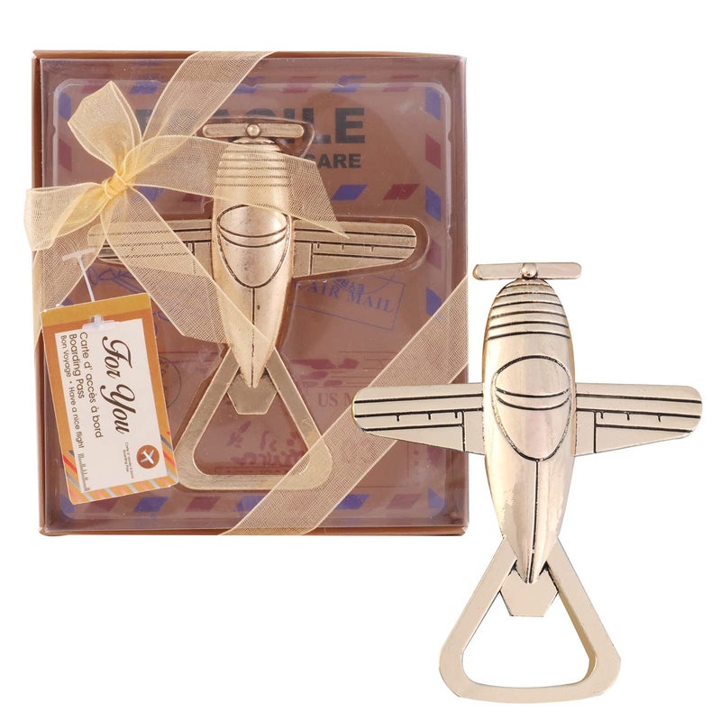 Houdezhu 24 Airplane Bottle Openers  Travel Theme Wedding Favors  Souvenirs for Guest  Beer Bottle Opener  Party Favor  Birthday Decorations 