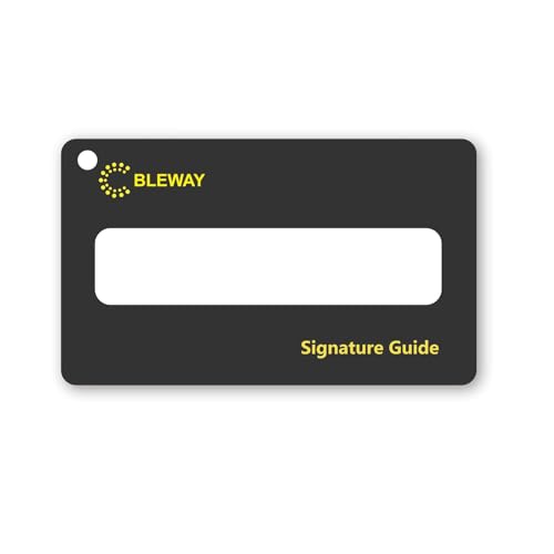 BLEWAY Signature Guide Card for Visually Impaired - Image 1