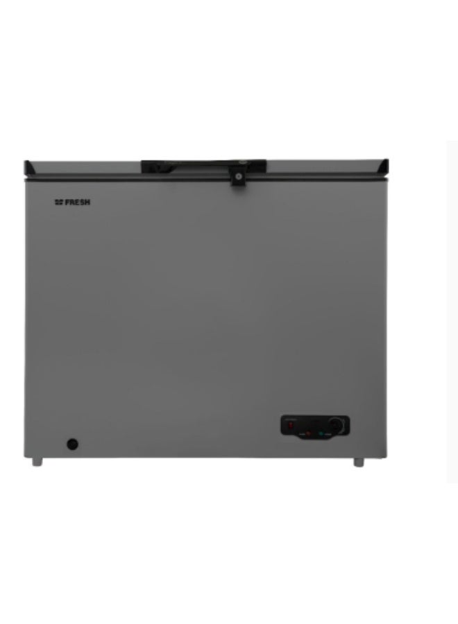 Fresh 270L Horizontal Deep Freezer, Extra Stainless Steel