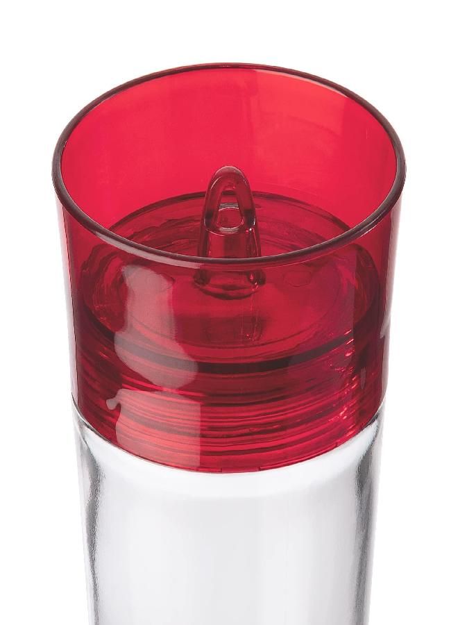 More Birds More Birds Bird Health+ Garnet Hummingbird Feeder, Glass Hummingbird Feeders for Outdoors, 5 Feeding Stations, 20 Ounces  - Image 2