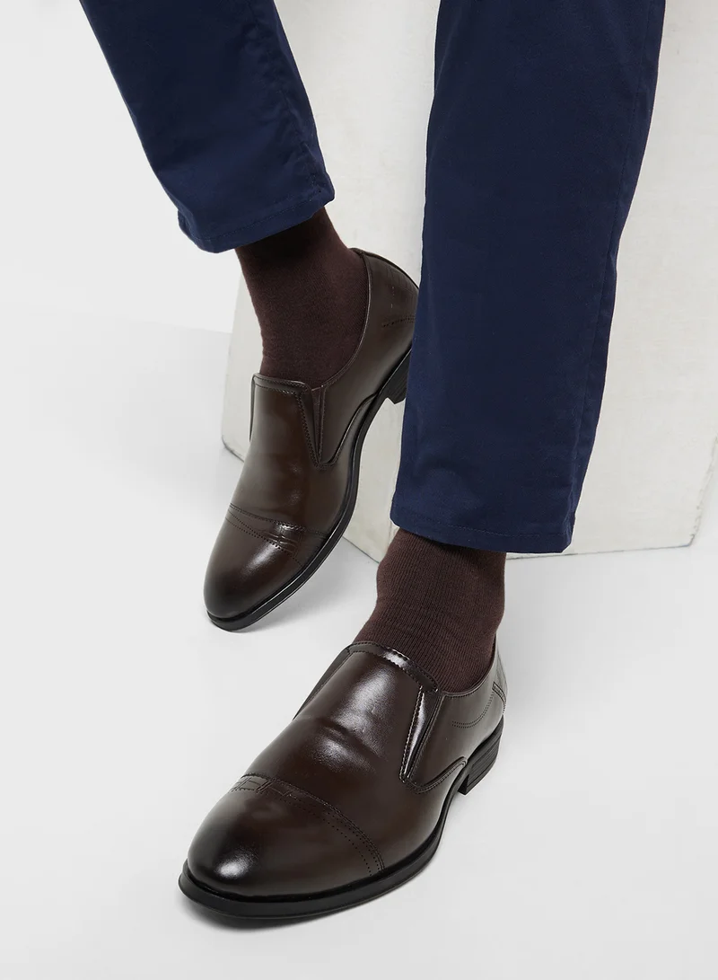 Robert Wood Classic Welt Detail Formal Slip Ons