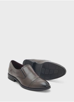 Robert Wood Classic Welt Detail Formal Slip Ons  - Image 3