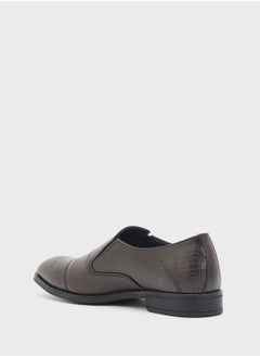 Robert Wood Classic Welt Detail Formal Slip Ons  - Image 2