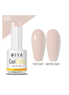 OSYA gel Nail Polish Collection Soak Off UV&LED CANNI OUTPUT Gel polish 15ml (020)  - Image 1