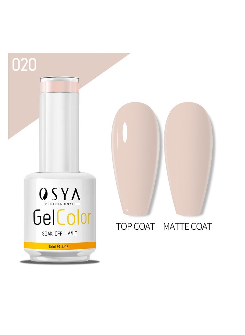 OSYA gel Nail Polish Collection Soak Off UV&LED CANNI OUTPUT Gel polish 15ml (020) - Image 1