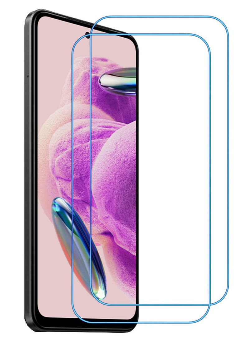 ACLIX 2 Pieces Antistatic ESD Dustproof Premium Quality High Definition Clear Tempered Glass Screen Protector Designed For Xiaomi Redmi Note 12S - Image 1