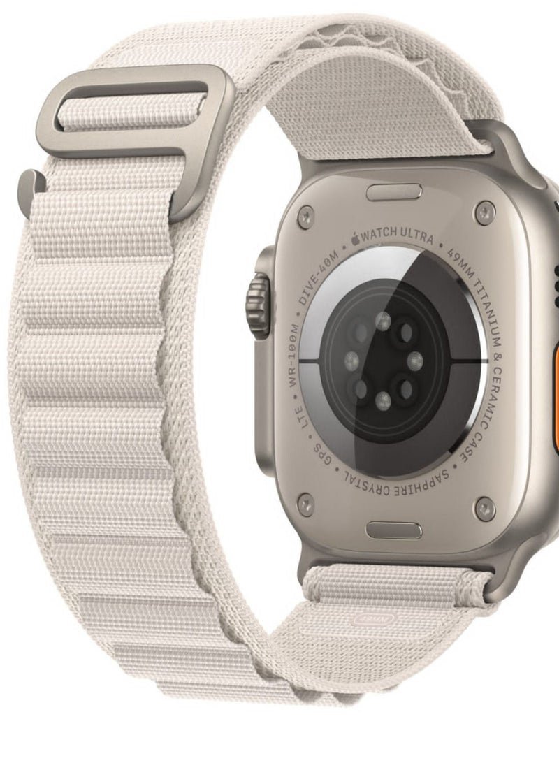 Apple watch band new version beige color  size ultra 49mm - Image 1