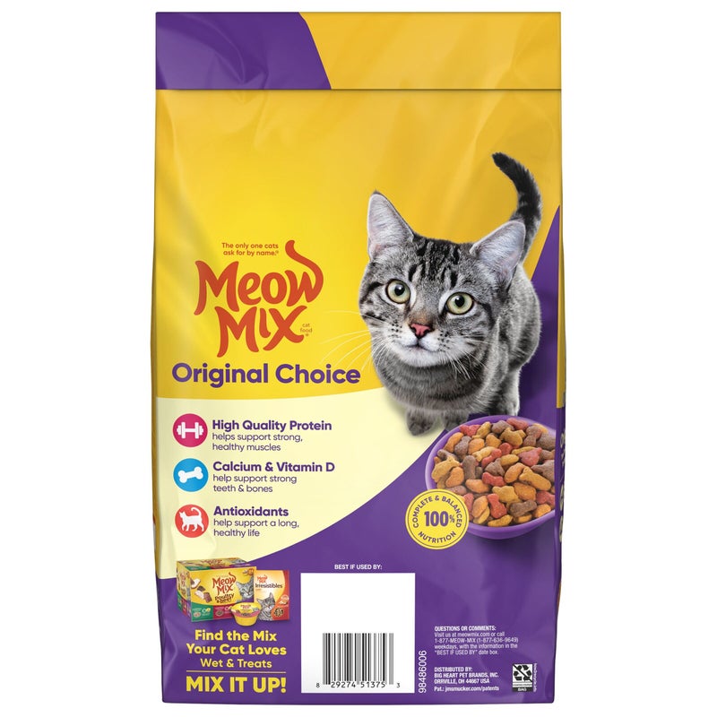 Meow Mix Original Choice Cat Food Bag 1.42kg - Image 5